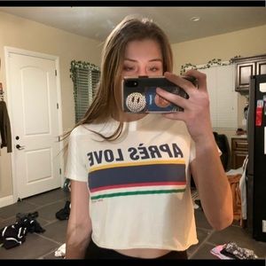 Urban Outfitters cropped graphic tee